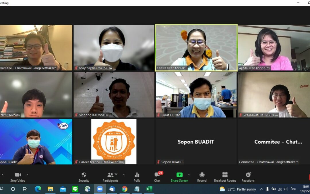 Career for the Future Academy จัดอบรม หลักสูตร Chatbot Design for Business ถ่ายทอดสด ในระบบ Online ผ่านโปรแกรม Zoom