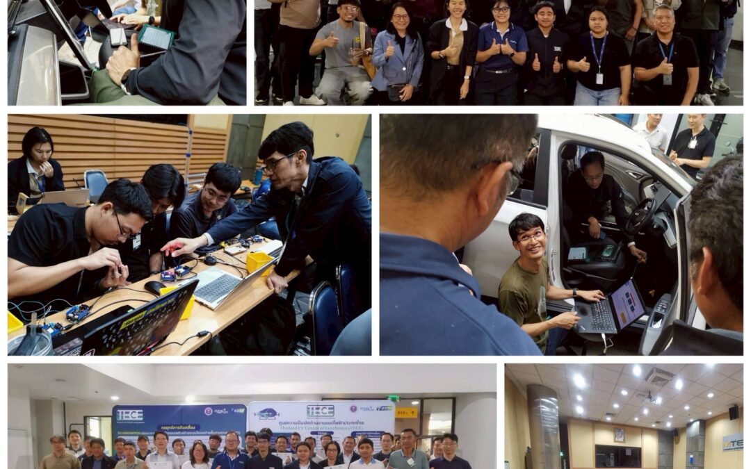 Thailand Electric Vehicle Excellence Center (TECE) ร่วมกับ Career for the Future Academy จัดฝึกอบรมหลักสูตรอบรมเชิงปฏิบัติการ “การใช้งาน CAN Bus สำหรับยานยนต์ไฟฟ้า” (Application of CAN Bus in Electric Vehicles: CANBus) ครั้งที่ 1